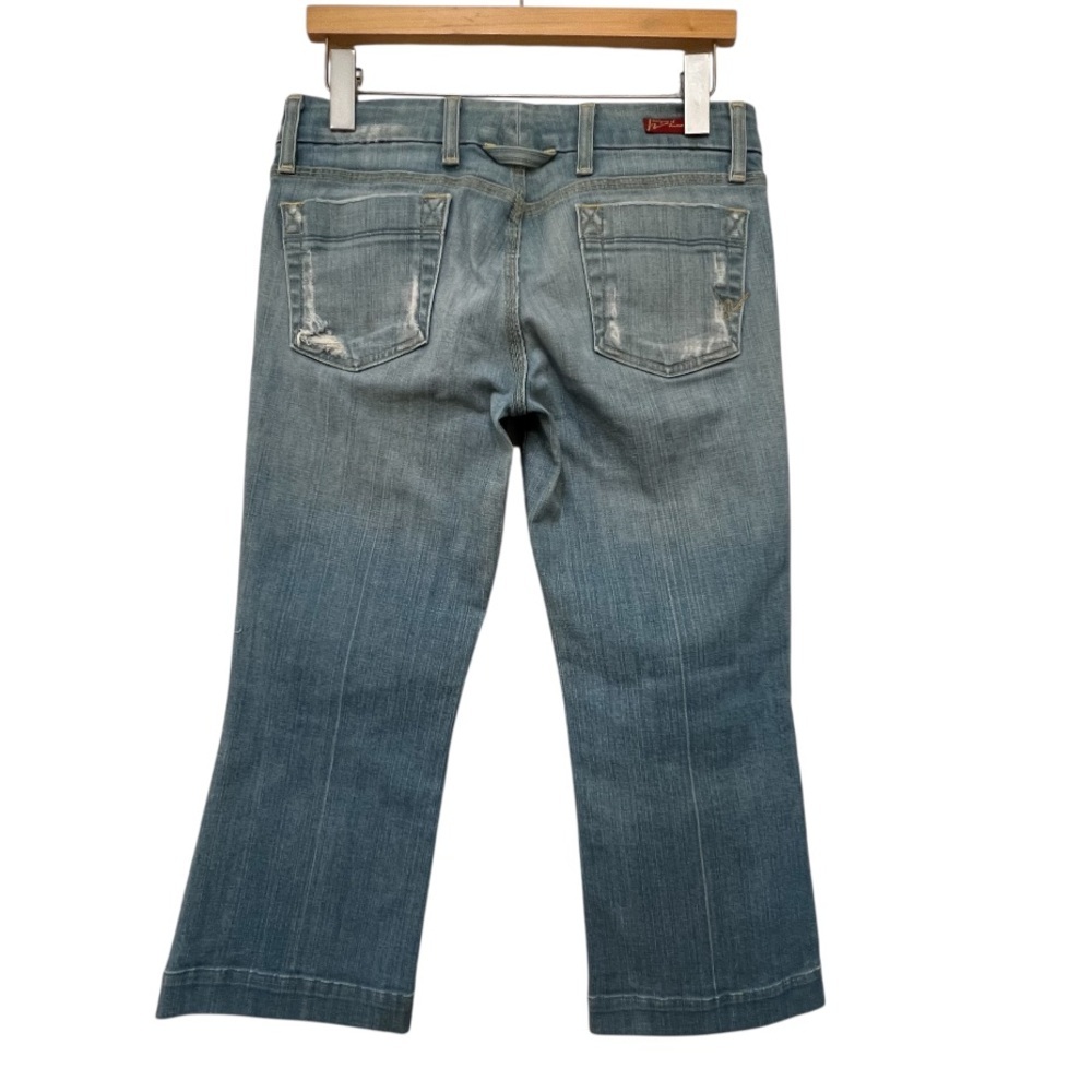Citizens of Humanity Carpenter Crossroad Cropped Distressed Jeans Size 29 FLAWED - Picture 4 of 14